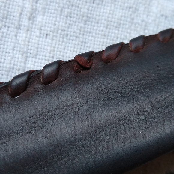 Acheron Sinequanon Leather Belt Size 60/32